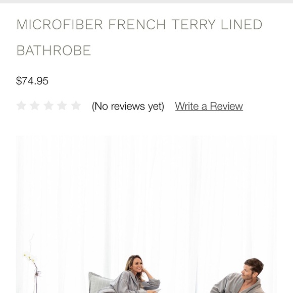 Boca Terry Bath Robe - Picture 3 of 3